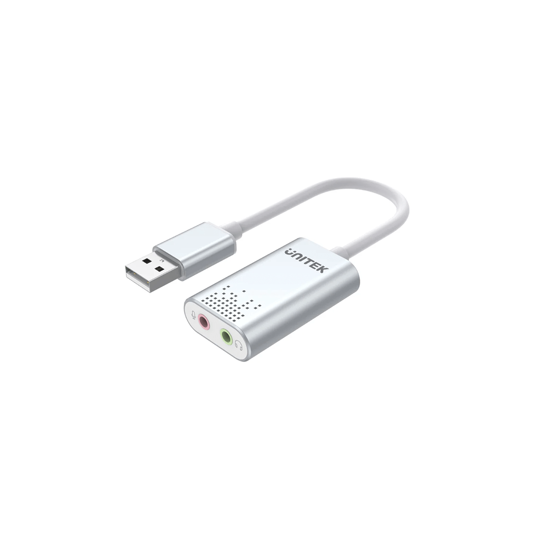 Unitek USB 2.0 External Sound Card Adapter for Stereo Audio in Qatar Unitek USB 2.0 External Sound Card Adapter for Stereo Audio in Qatar